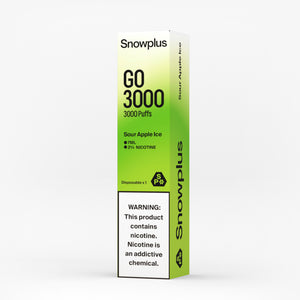 Snowplus Go 3000 Sour Apple Ice