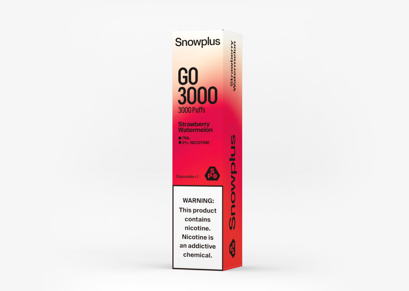 Snowplus Go 3000 Strawberry Watermelon